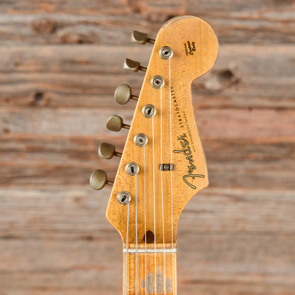 Fender Custom Shop '57 Stratocaster Relic Faded Aged Daphne Blue 2022 Electric Guitars / Solid Body