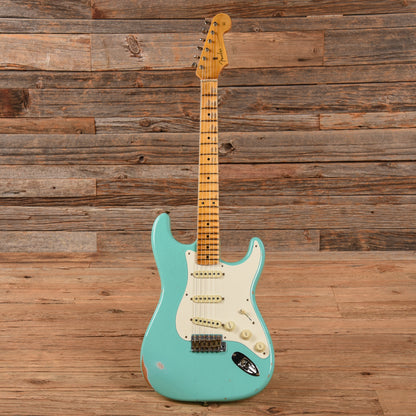 Fender Custom Shop '57 Stratocaster Relic Faded Aged Sea Foam Green 2022 Electric Guitars / Solid Body
