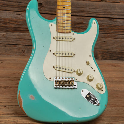 Fender Custom Shop '57 Stratocaster Relic Faded Aged Sea Foam Green 2022 Electric Guitars / Solid Body
