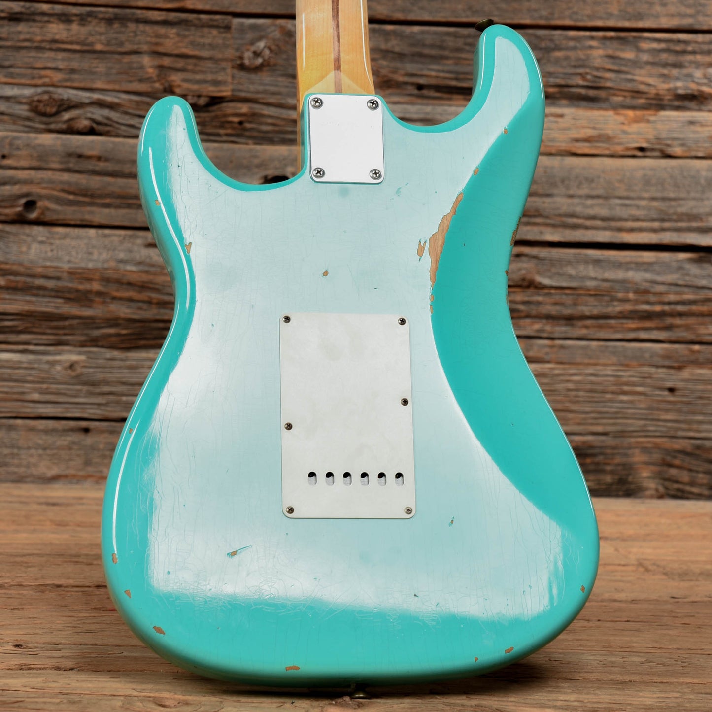 Fender Custom Shop '57 Stratocaster Relic Faded Sea Foam Green 2022 Electric Guitars / Solid Body