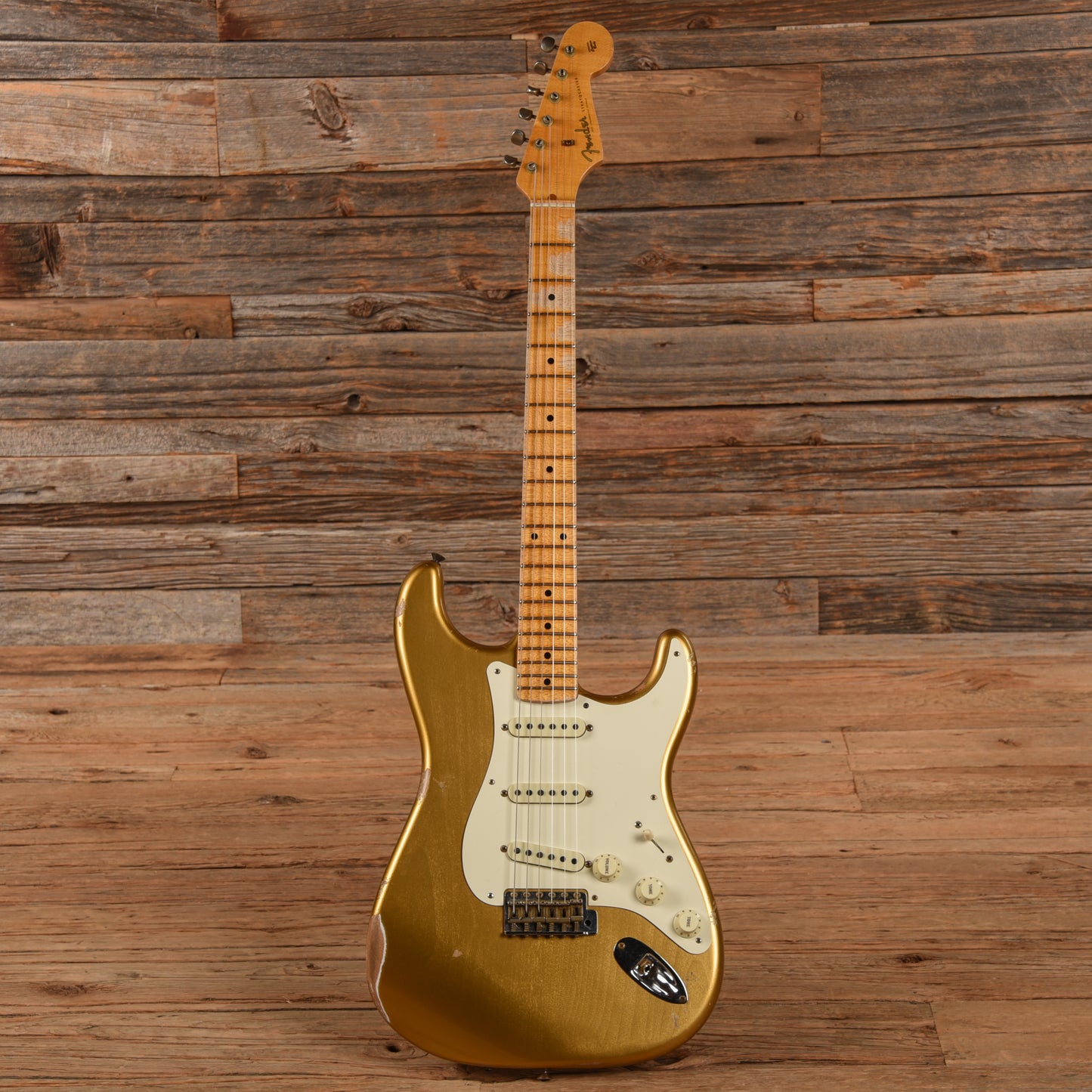 Fender Custom Shop 57 Stratocaster Relic Gold 2022 Electric Guitars / Solid Body