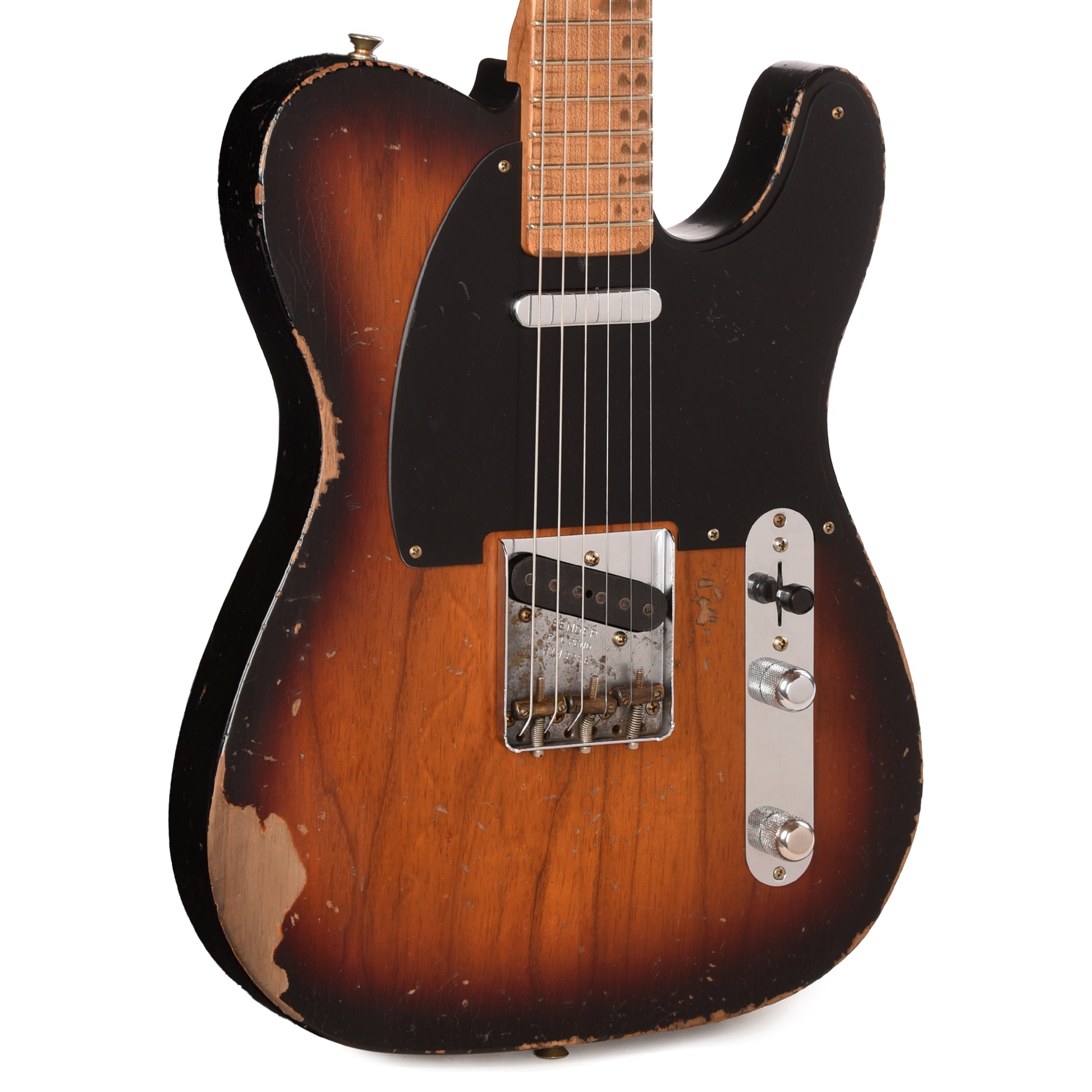 Fender Custom Shop '57 Telecaster 3-Color Sunburst Relic Master Built by Greg Fessler w/Josefina Hand-Wound PIckups Electric Guitars / Solid Body