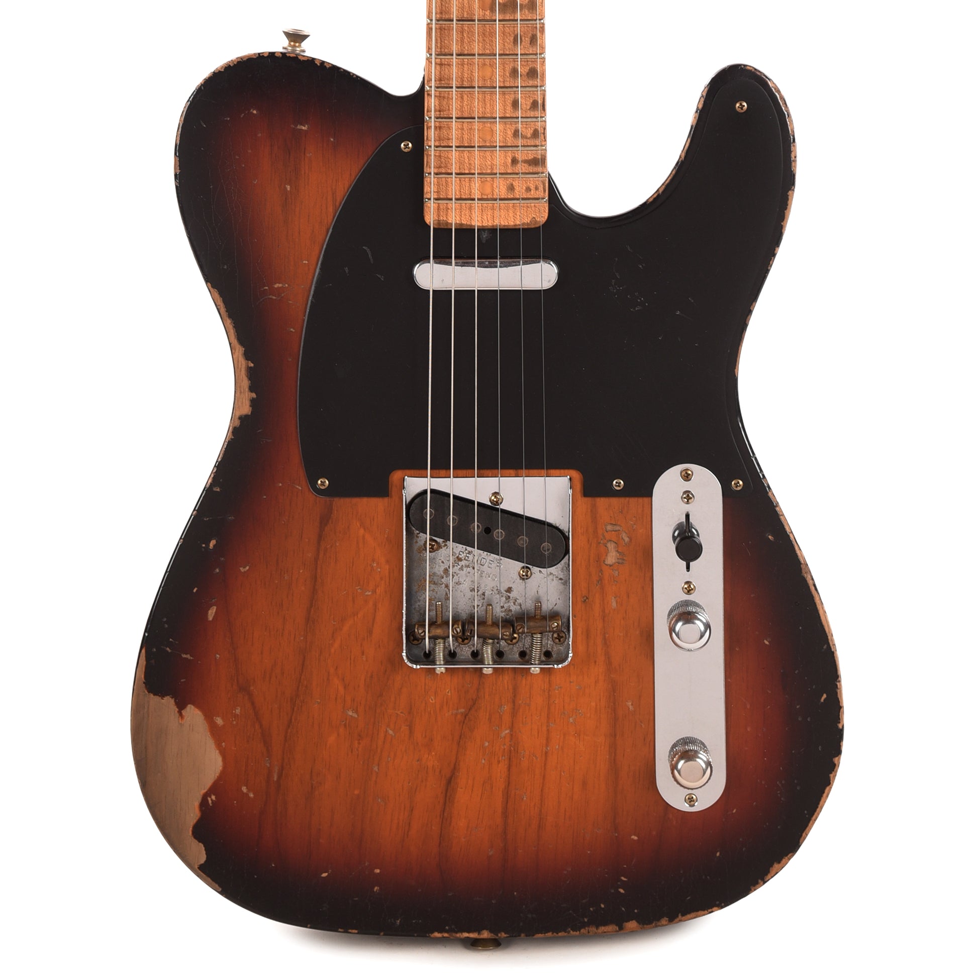 Fender Custom Shop '57 Telecaster 3-Color Sunburst Relic Master Built by Greg Fessler w/Josefina Hand-Wound PIckups Electric Guitars / Solid Body