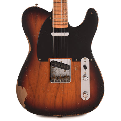Fender Custom Shop '57 Telecaster 3-Color Sunburst Relic Master Built by Greg Fessler w/Josefina Hand-Wound PIckups Electric Guitars / Solid Body