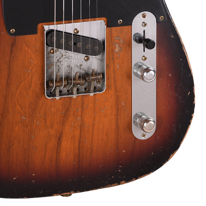 Fender Custom Shop '57 Telecaster 3-Color Sunburst Relic Master Built by Greg Fessler w/Josefina Hand-Wound PIckups Electric Guitars / Solid Body