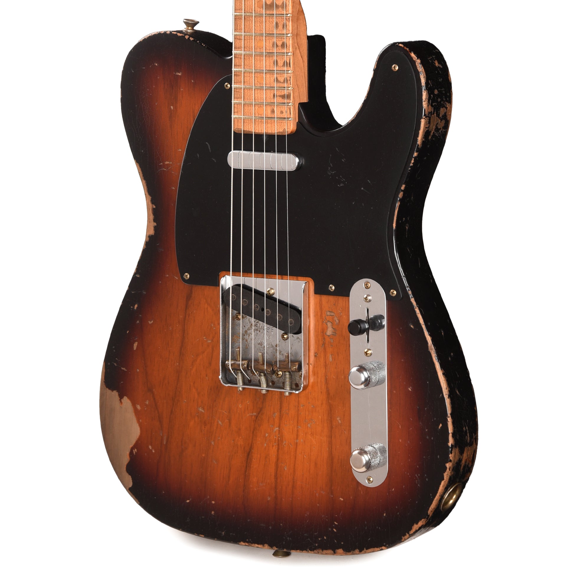 Fender Custom Shop '57 Telecaster 3-Color Sunburst Relic Master Built by Greg Fessler w/Josefina Hand-Wound PIckups Electric Guitars / Solid Body