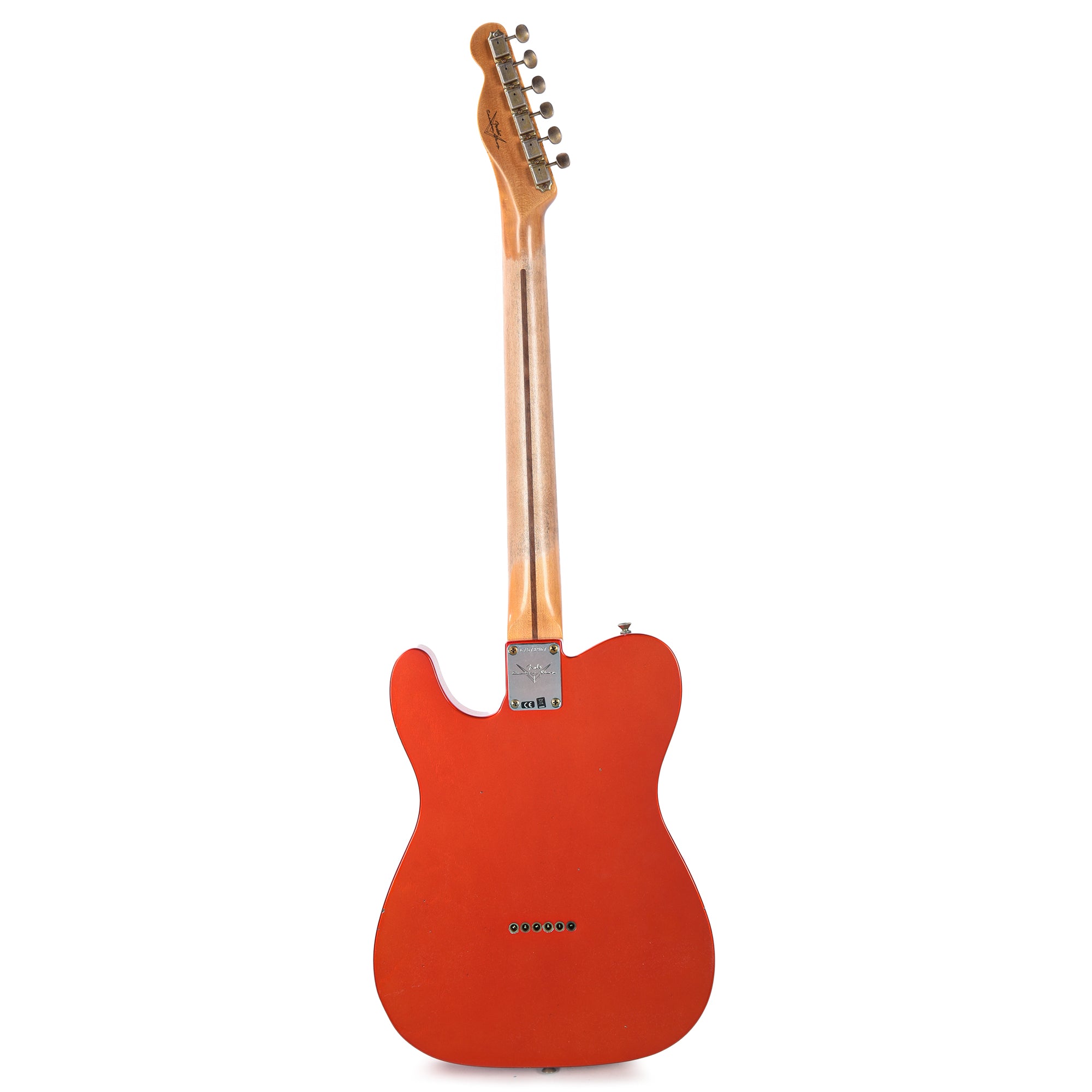 Fender Custom Shop '57 Telecaster Journeyman Relic Aged Candy Tangerine Electric Guitars / Solid Body