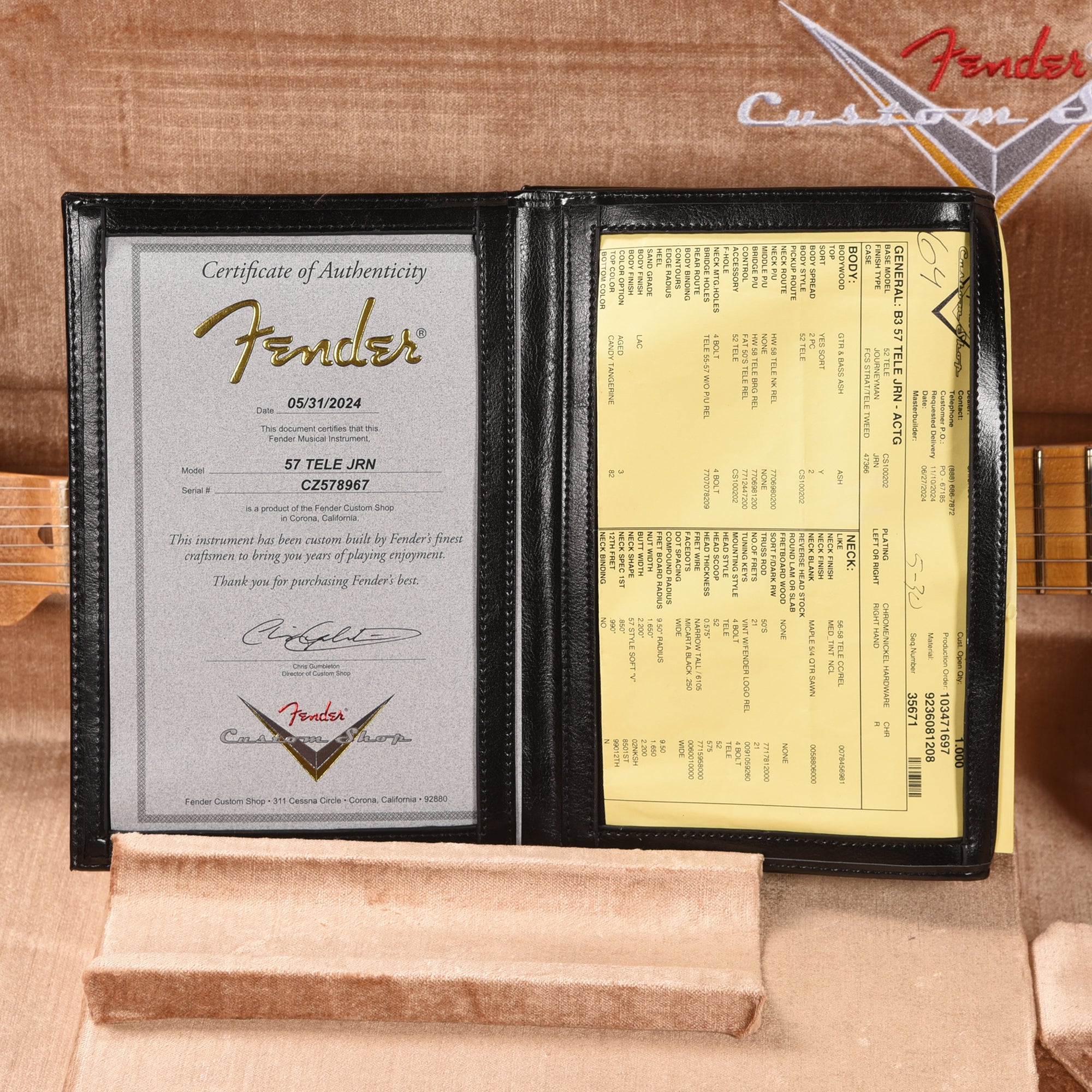 Fender Custom Shop '57 Telecaster Journeyman Relic Aged Candy Tangerine Electric Guitars / Solid Body