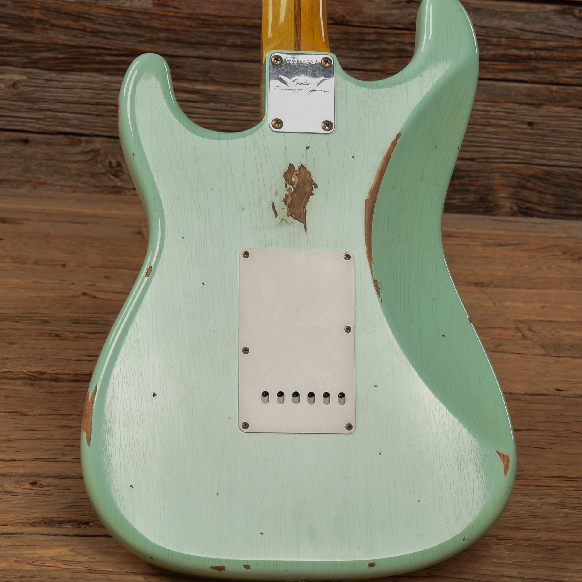 Fender Custom Shop '58 Stratocaster Relic Surf Green 2024 Electric Guitars / Solid Body