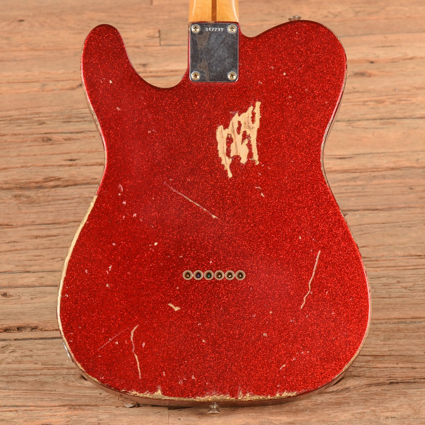 Fender Custom Shop '58 Telecaster Relic Red Sparkle 2008 Electric Guitars / Solid Body