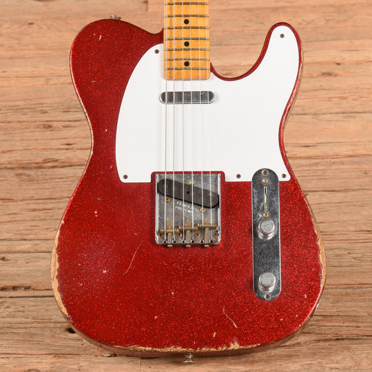 Fender Custom Shop '58 Telecaster Relic Red Sparkle 2008 Electric Guitars / Solid Body