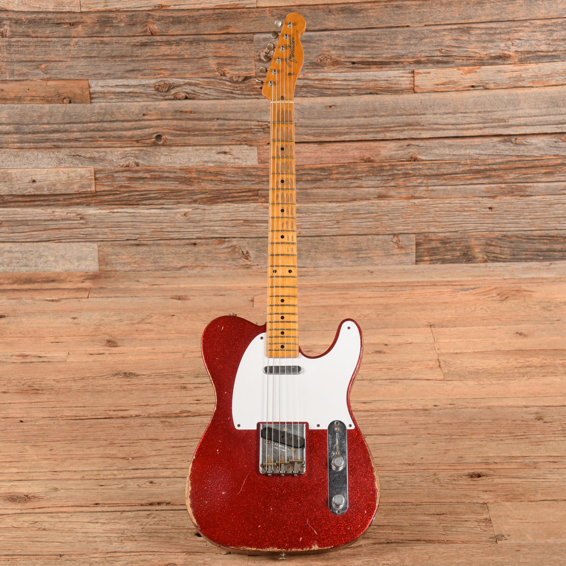 Fender Custom Shop '58 Telecaster Relic Red Sparkle 2008 Electric Guitars / Solid Body