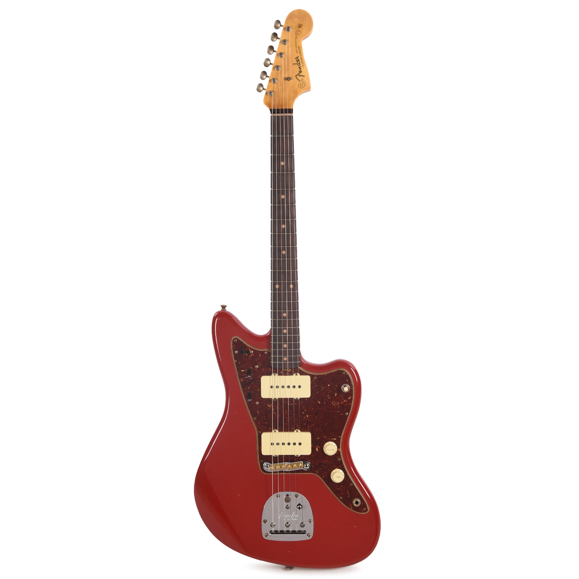 Fender Custom Shop '59 250K Jazzmaster Journeyman Relic Aged Dakota Red Electric Guitars / Solid Body
