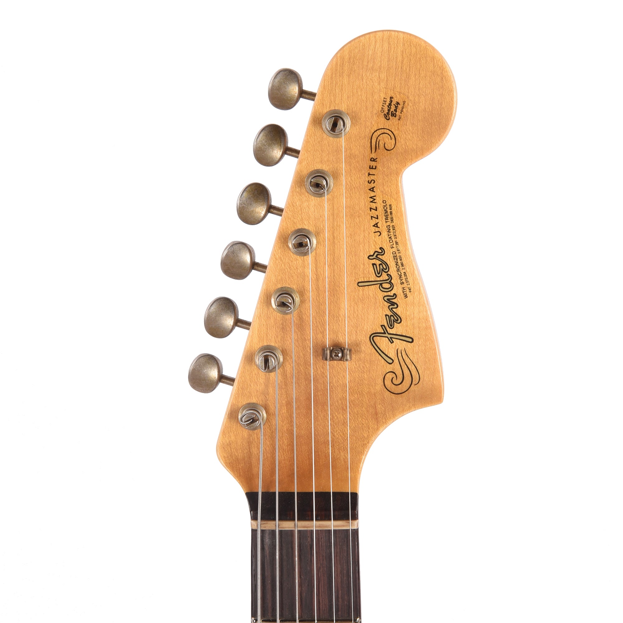 Fender Custom Shop '59 250K Jazzmaster Journeyman Relic Aged Dakota Red Electric Guitars / Solid Body