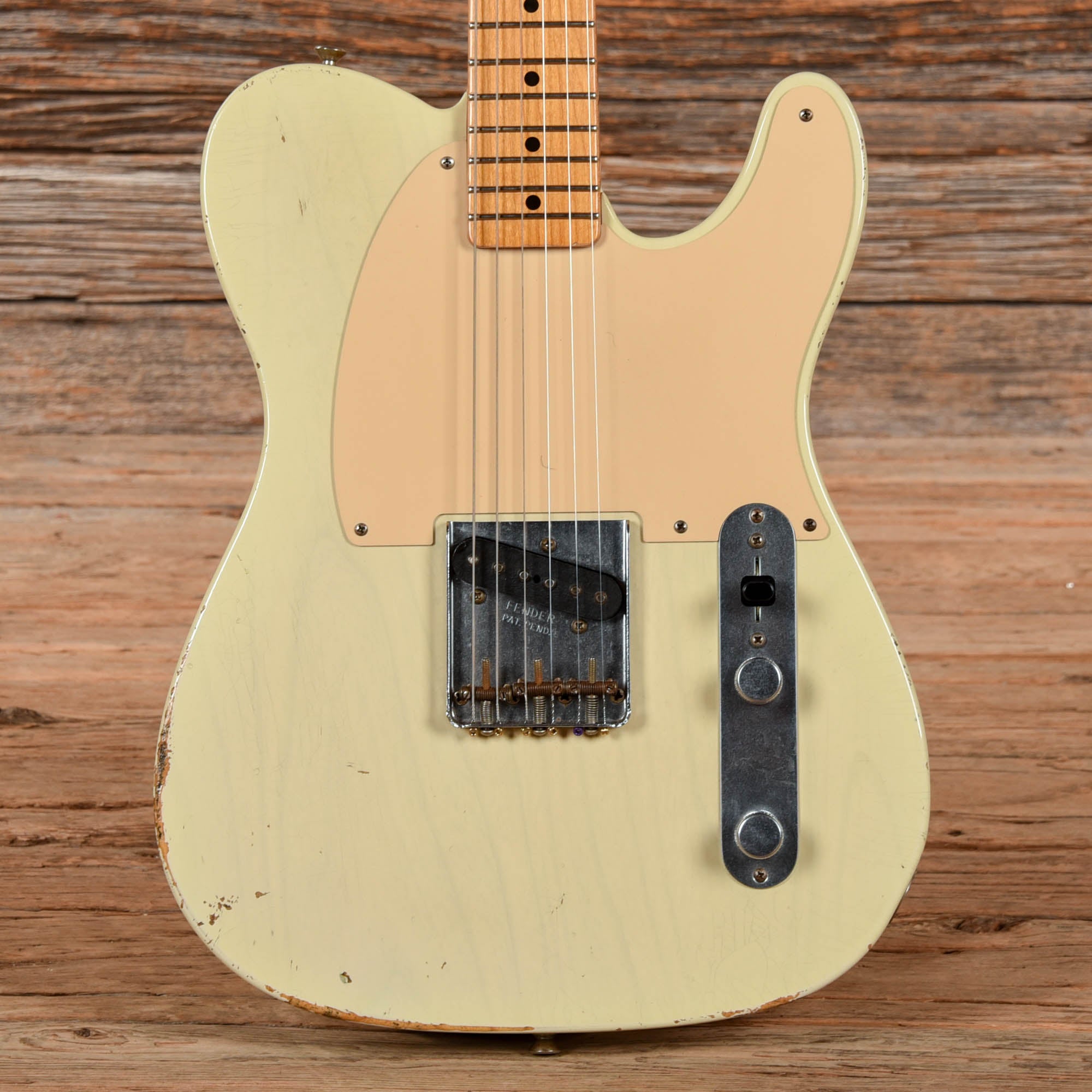 Fender Custom Shop '59 Esquire Relic Aged White Blonde 2005 Electric Guitars / Solid Body