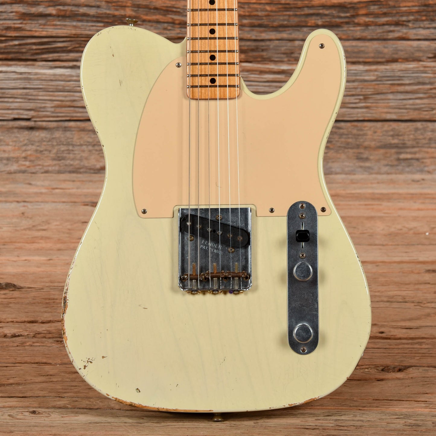 Fender Custom Shop '59 Esquire Relic Aged White Blonde 2005 Electric Guitars / Solid Body