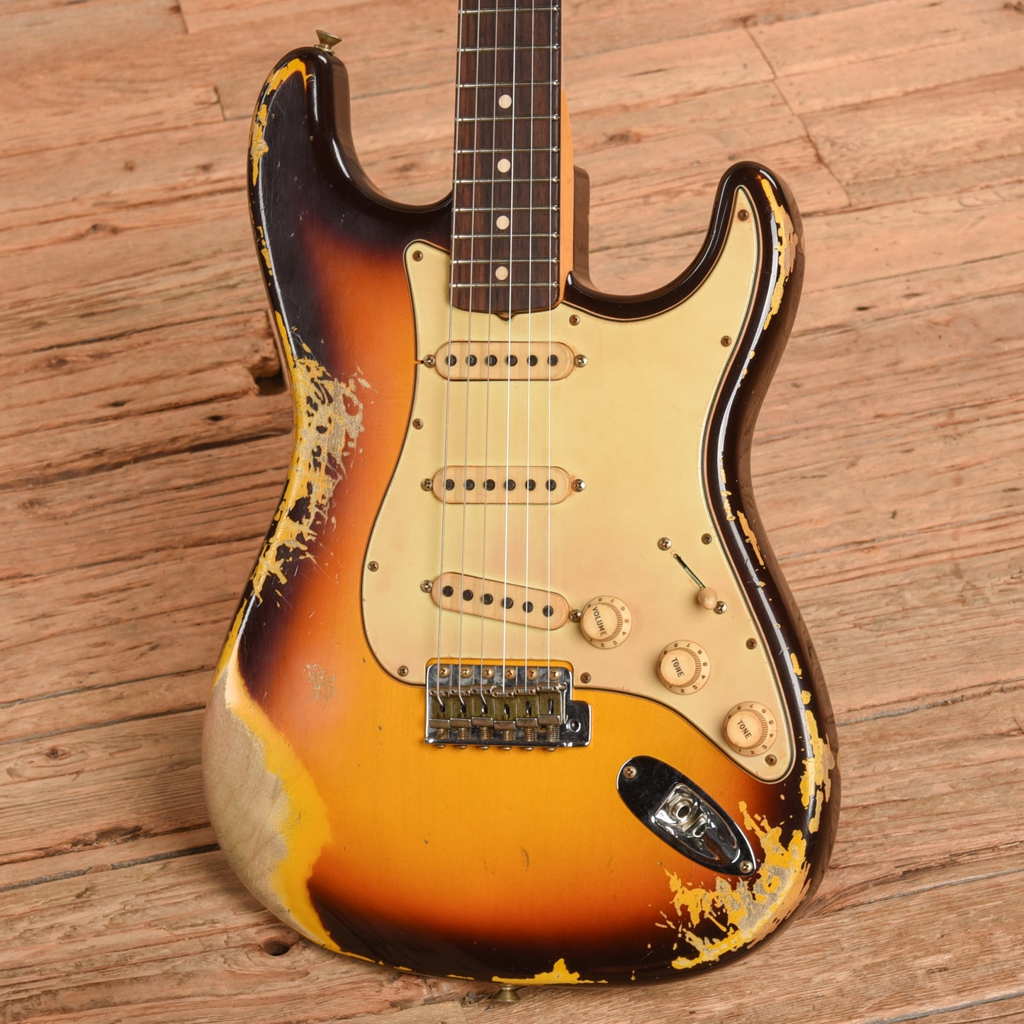 Fender Custom Shop '59 Stratocaster Heavy Relic Sunburst 2022 Electric Guitars / Solid Body