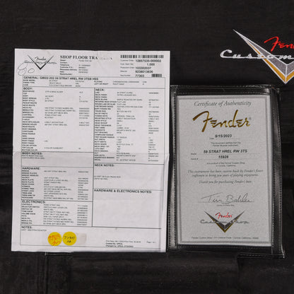Fender Custom Shop '59 Stratocaster Heavy Relic Sunburst 2023 Electric Guitars / Solid Body