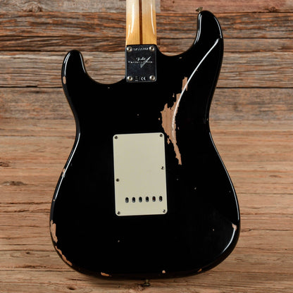 Fender Custom Shop '59 Stratocaster Maple Neck Heavy Relic Black 2022 Electric Guitars / Solid Body