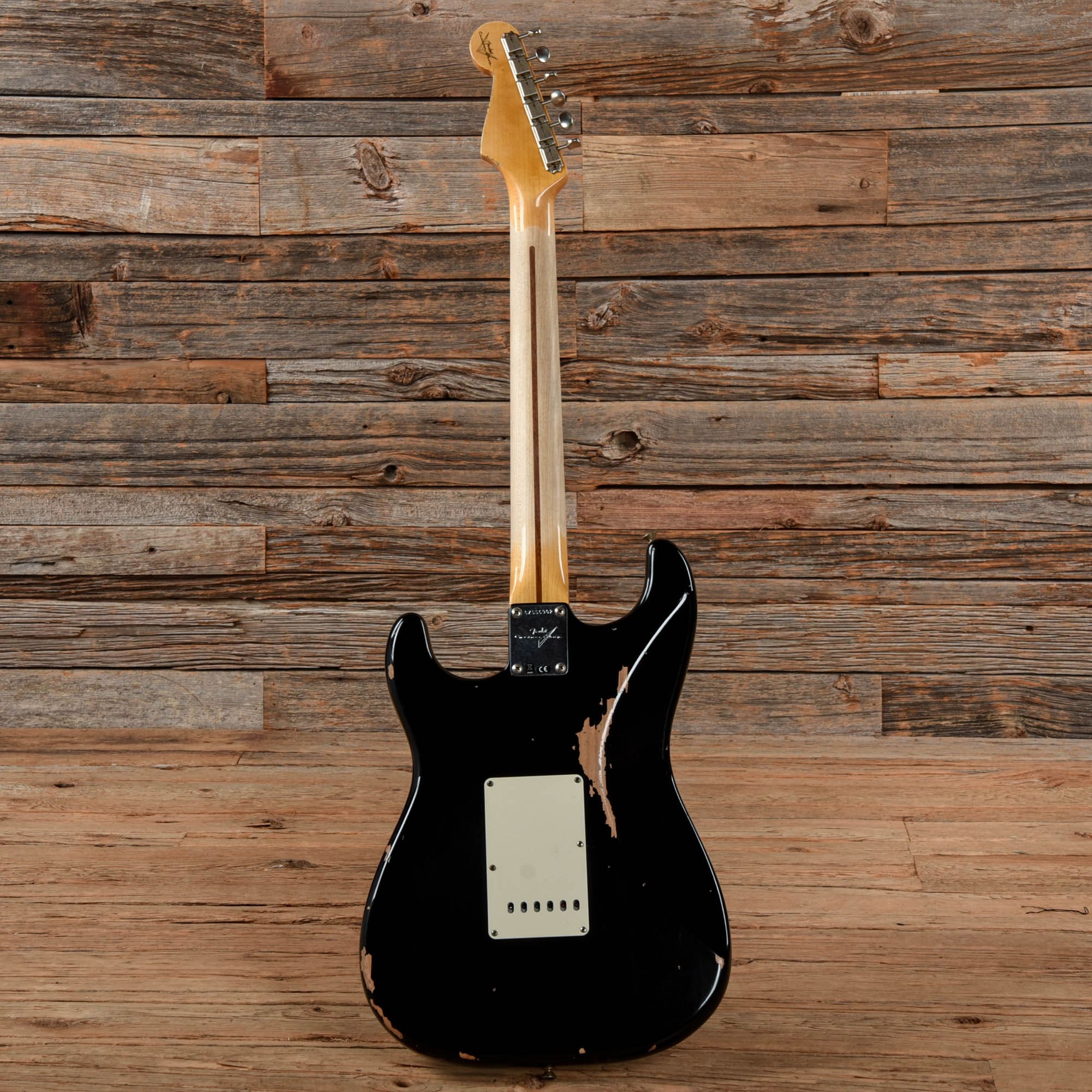 Fender Custom Shop '59 Stratocaster Maple Neck Heavy Relic Black 2022 Electric Guitars / Solid Body