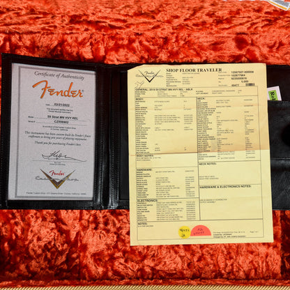 Fender Custom Shop '59 Stratocaster Maple Neck Heavy Relic Black 2022 Electric Guitars / Solid Body