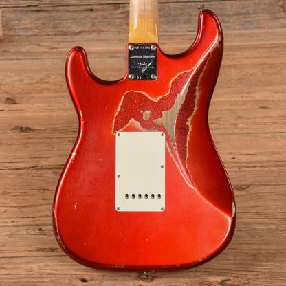 Fender Custom Shop 59 Stratocaster Relic RVHS Candy Apple Red over Red Sparkle 2019 Electric Guitars / Solid Body