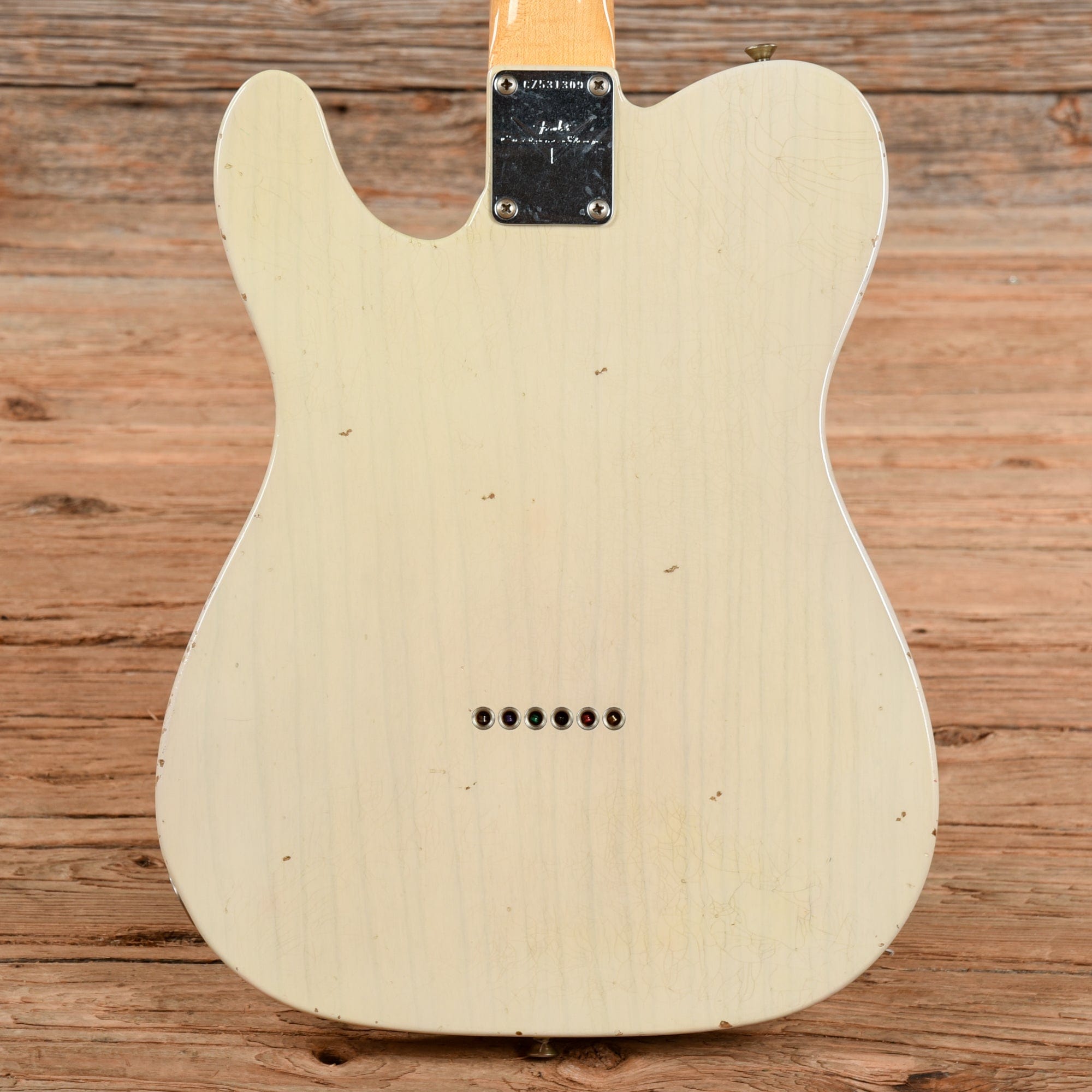 Fender Custom Shop '59 Telecaster Ash Journeyman Relic Aged White Blonde 2017 Electric Guitars / Solid Body