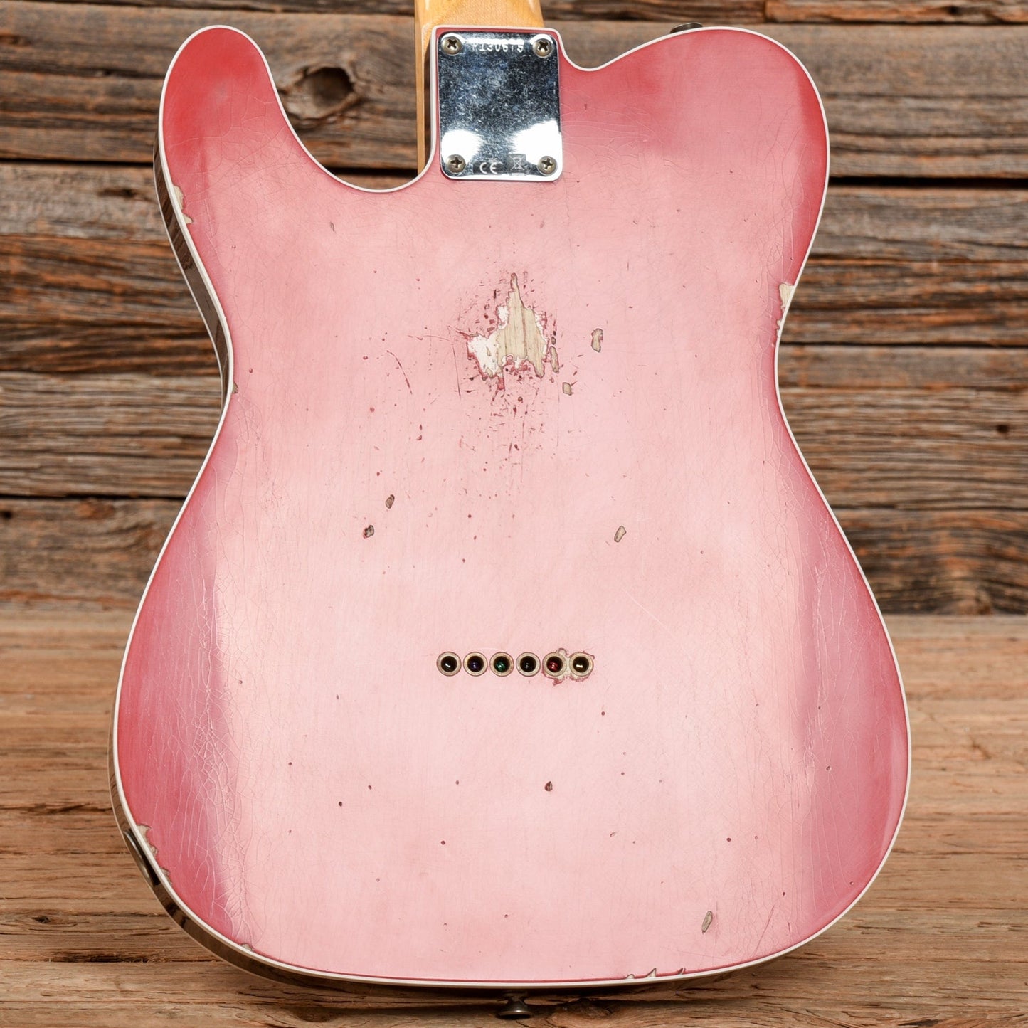 Fender Custom Shop '60 Custom Telecaster Relic Aged Fiesta Red Electric Guitars / Solid Body