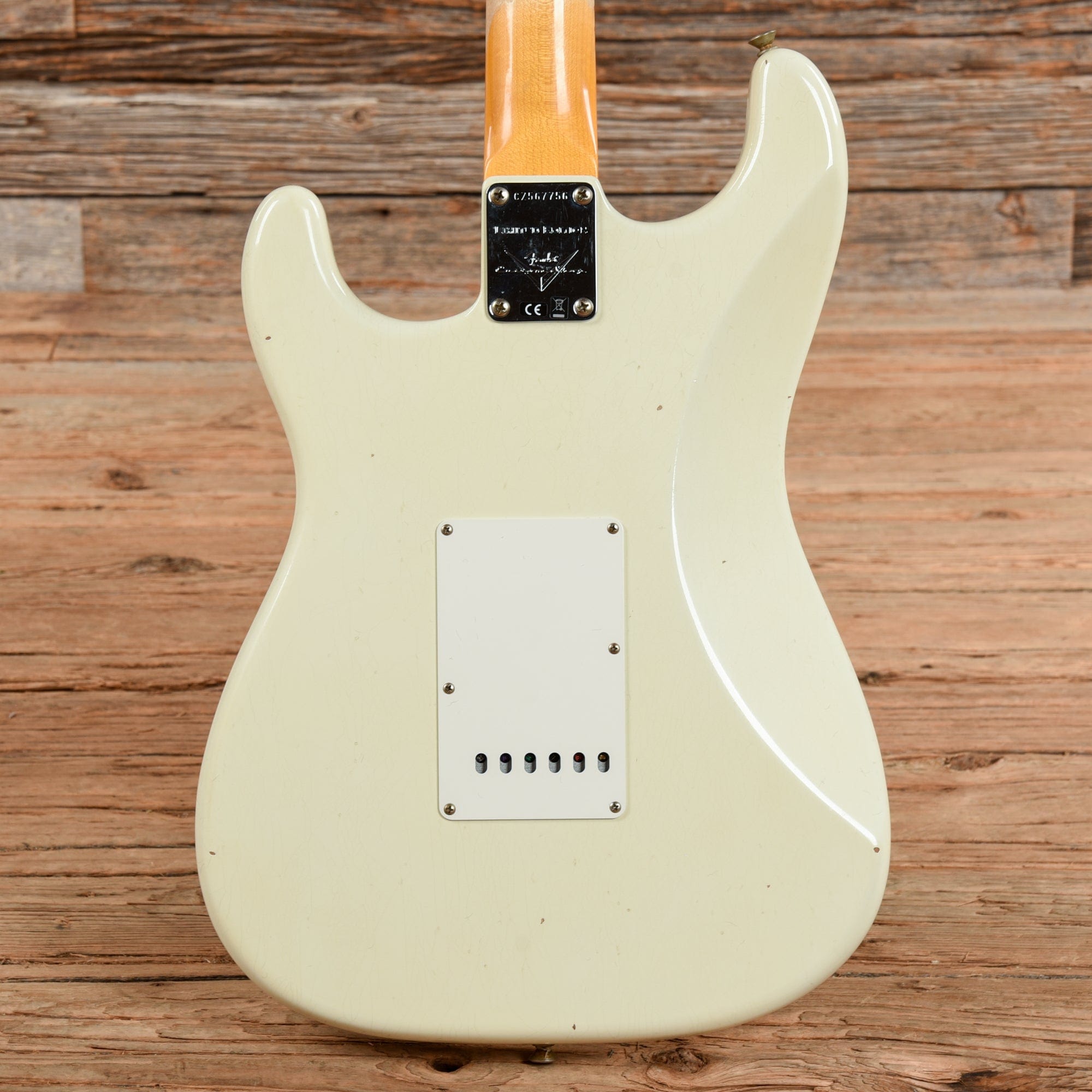 Fender Custom Shop '60 Reissue Stratocaster Journeyman Relic Aged Olympic White 2023 Electric Guitars / Solid Body