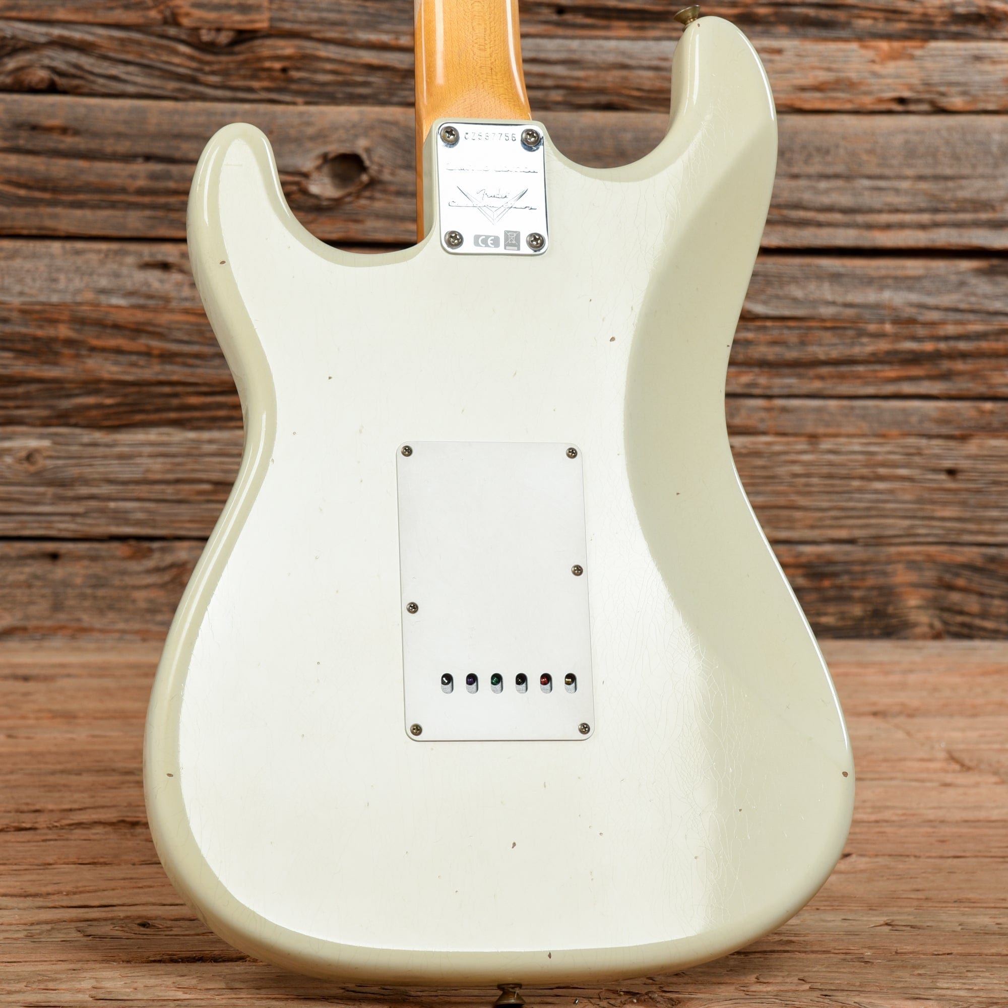Fender Custom Shop '60 Reissue Stratocaster Journeyman Relic Aged Olympic White 2023 Electric Guitars / Solid Body