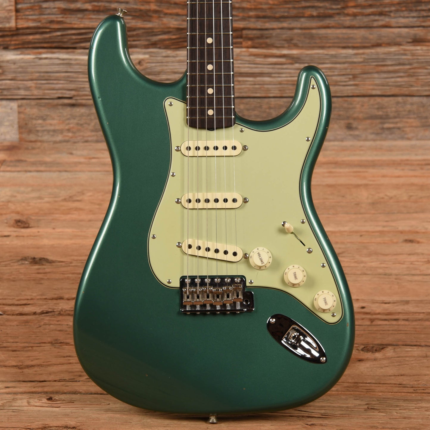 Fender Custom Shop '60 Reissue Stratocaster Journeyman Relic Sherwood Green Metallic 2021 Electric Guitars / Solid Body