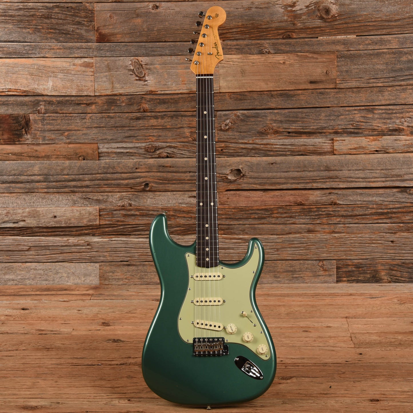 Fender Custom Shop '60 Reissue Stratocaster Journeyman Relic Sherwood Green Metallic 2021 Electric Guitars / Solid Body
