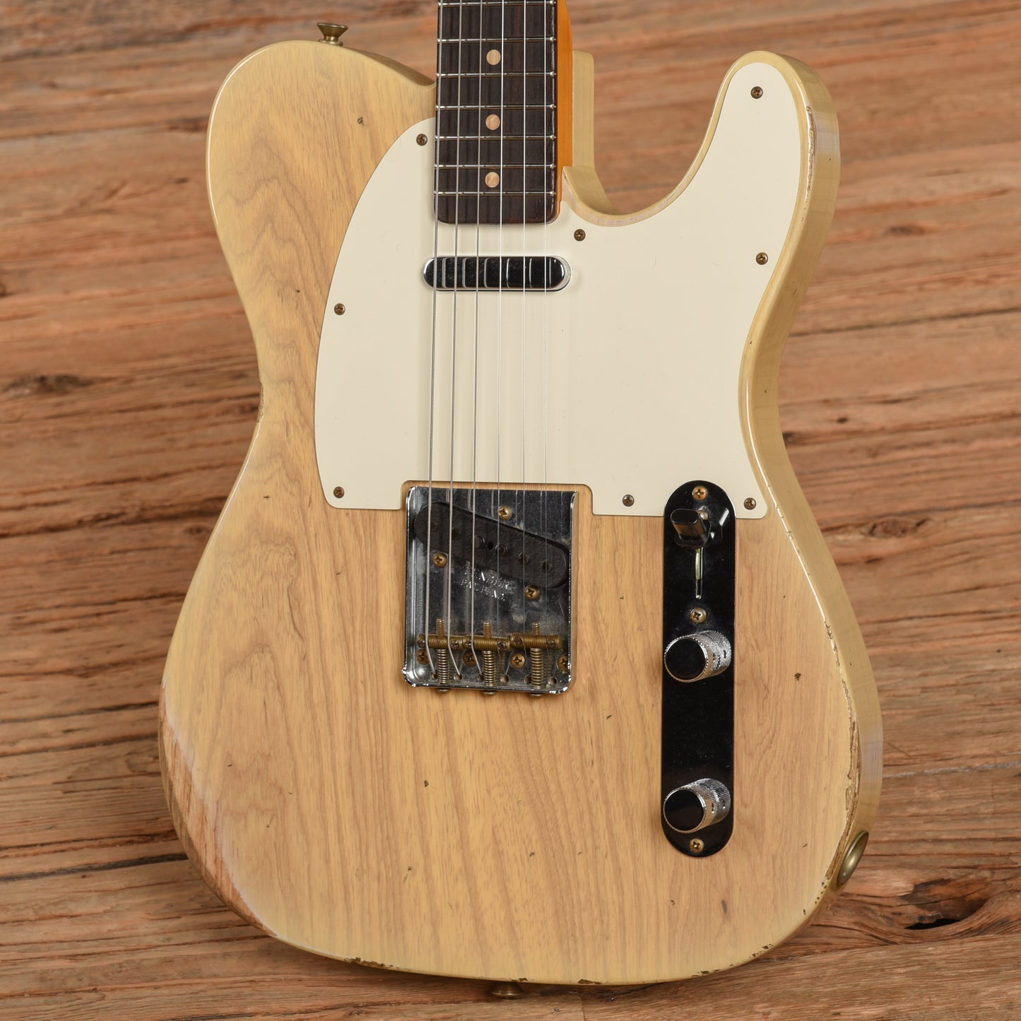 Fender Custom Shop '60 Reissue Telecaster Relic Aged White Blonde 2022 Electric Guitars / Solid Body