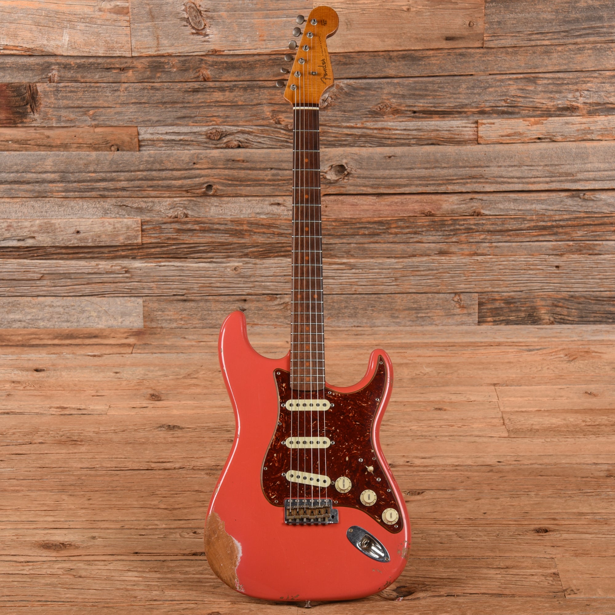 Fender Custom Shop '60 Roasted Stratocaster Relic Fiesta Red 2018 Electric Guitars / Solid Body