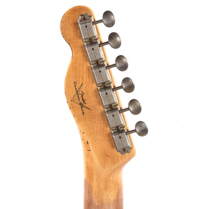 Fender Custom Shop 60's Telecaster Heavy Relic Aged Olympic White Electric Guitars / Solid Body