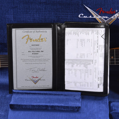 Fender Custom Shop 60's Telecaster Heavy Relic Aged Olympic White Electric Guitars / Solid Body