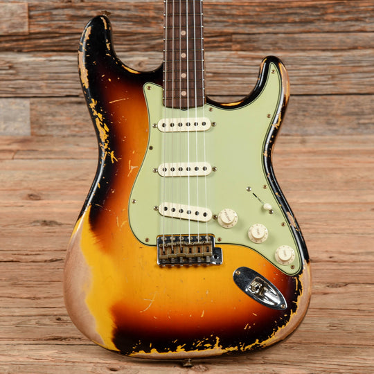 Fender Custom Shop 60 Stratocaster Heavy Relic Sunburst 2023 Electric Guitars / Solid Body