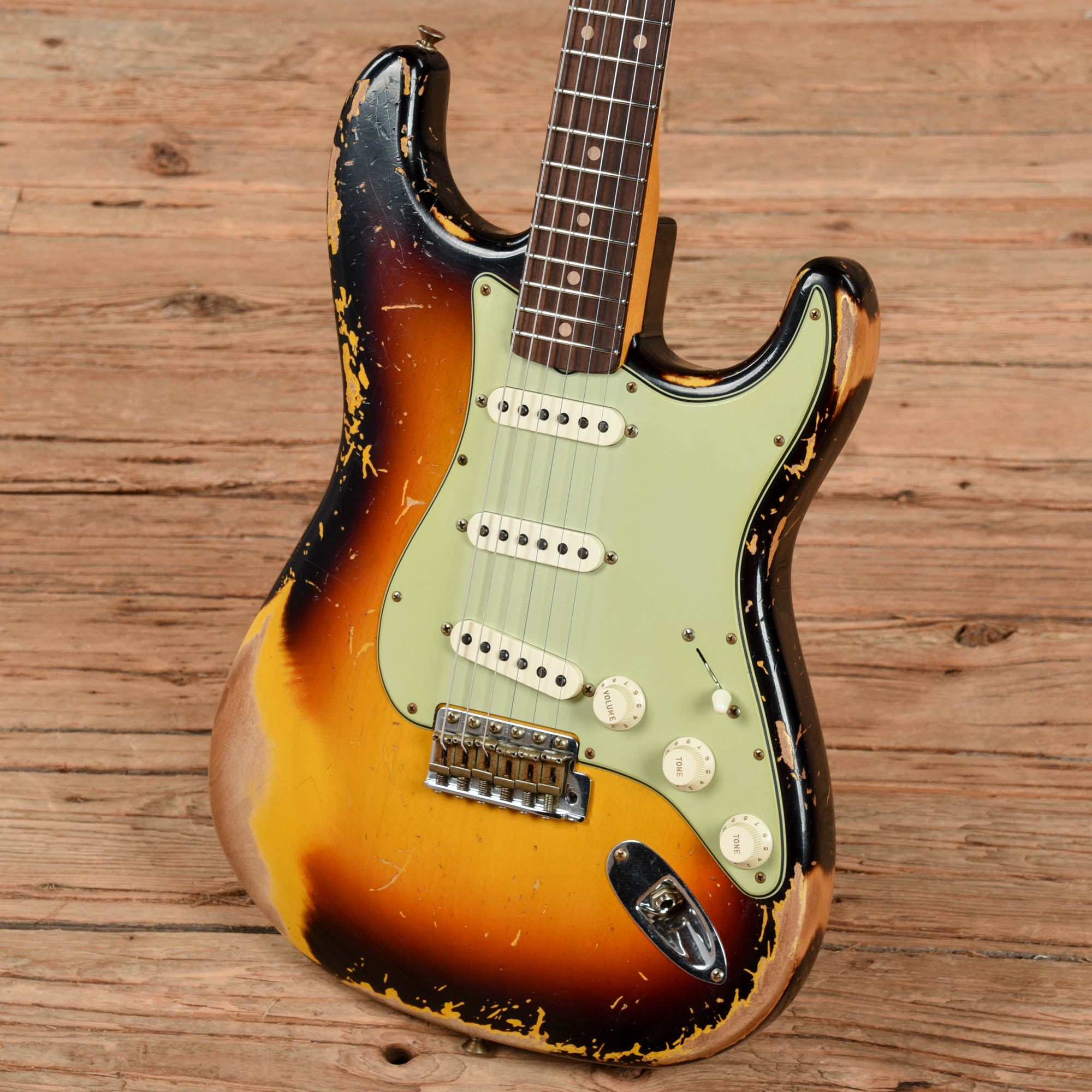 Fender Custom Shop 60 Stratocaster Heavy Relic Sunburst 2023 Electric Guitars / Solid Body