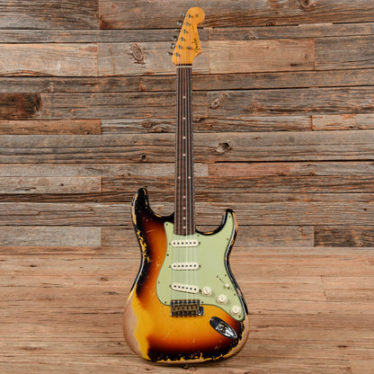 Fender Custom Shop 60 Stratocaster Heavy Relic Sunburst 2023 Electric Guitars / Solid Body