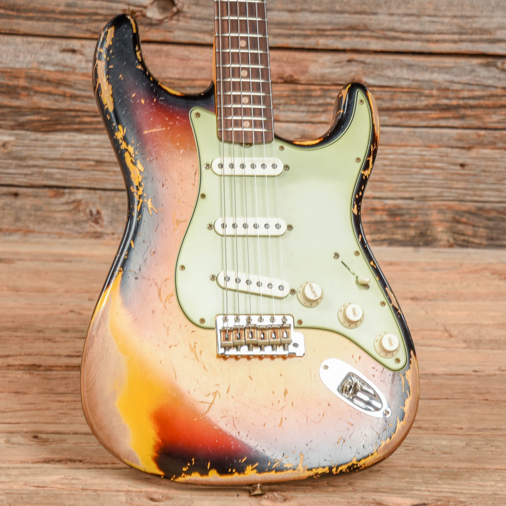 Fender Custom Shop 60 Stratocaster Heavy Relic Sunburst 2023 Electric Guitars / Solid Body