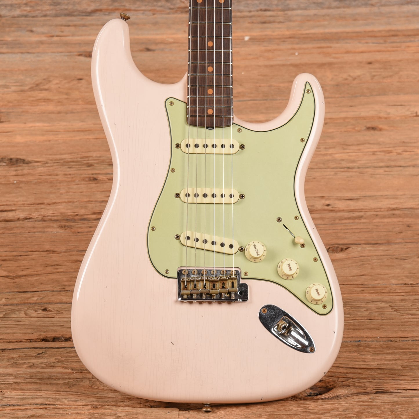 Fender Custom Shop '60 Stratocaster Journeyman Relic Shell Pink 2022 Electric Guitars / Solid Body