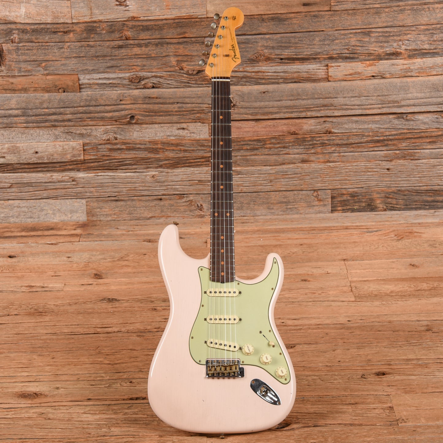 Fender Custom Shop '60 Stratocaster Journeyman Relic Shell Pink 2022 Electric Guitars / Solid Body