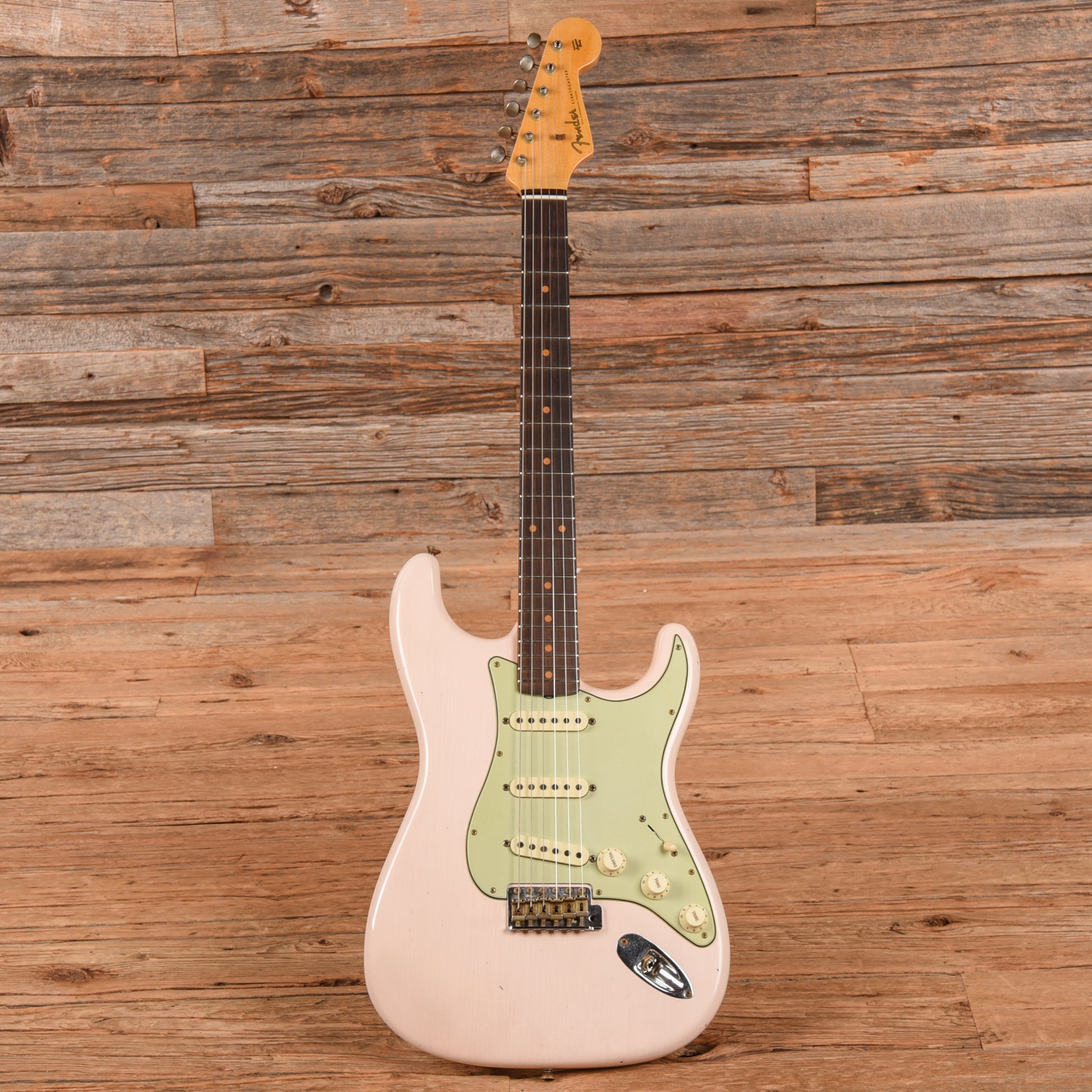 Fender Custom Shop '60 Stratocaster Journeyman Relic Shell Pink 2022 Electric Guitars / Solid Body