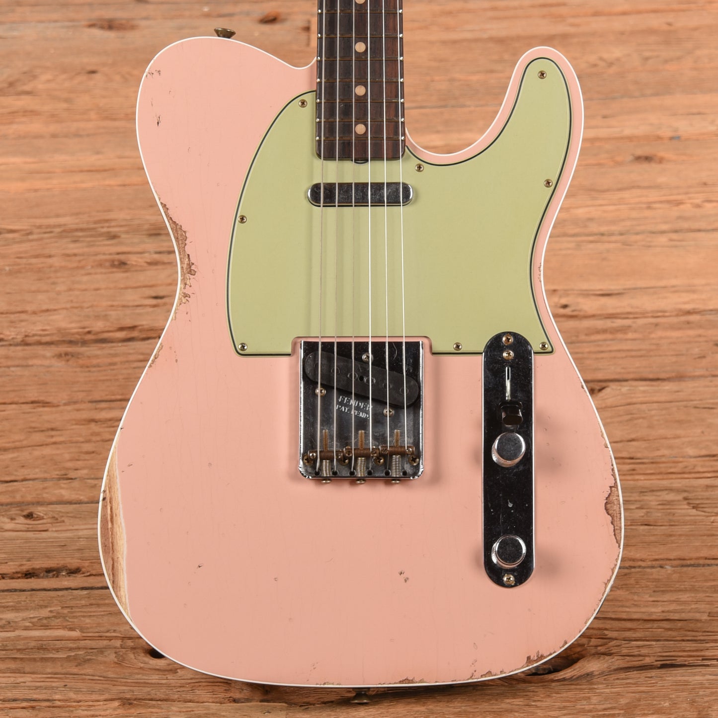Fender Custom Shop '60 Telecaster Custom Ash Relic Shell Pink 2024 Electric Guitars / Solid Body