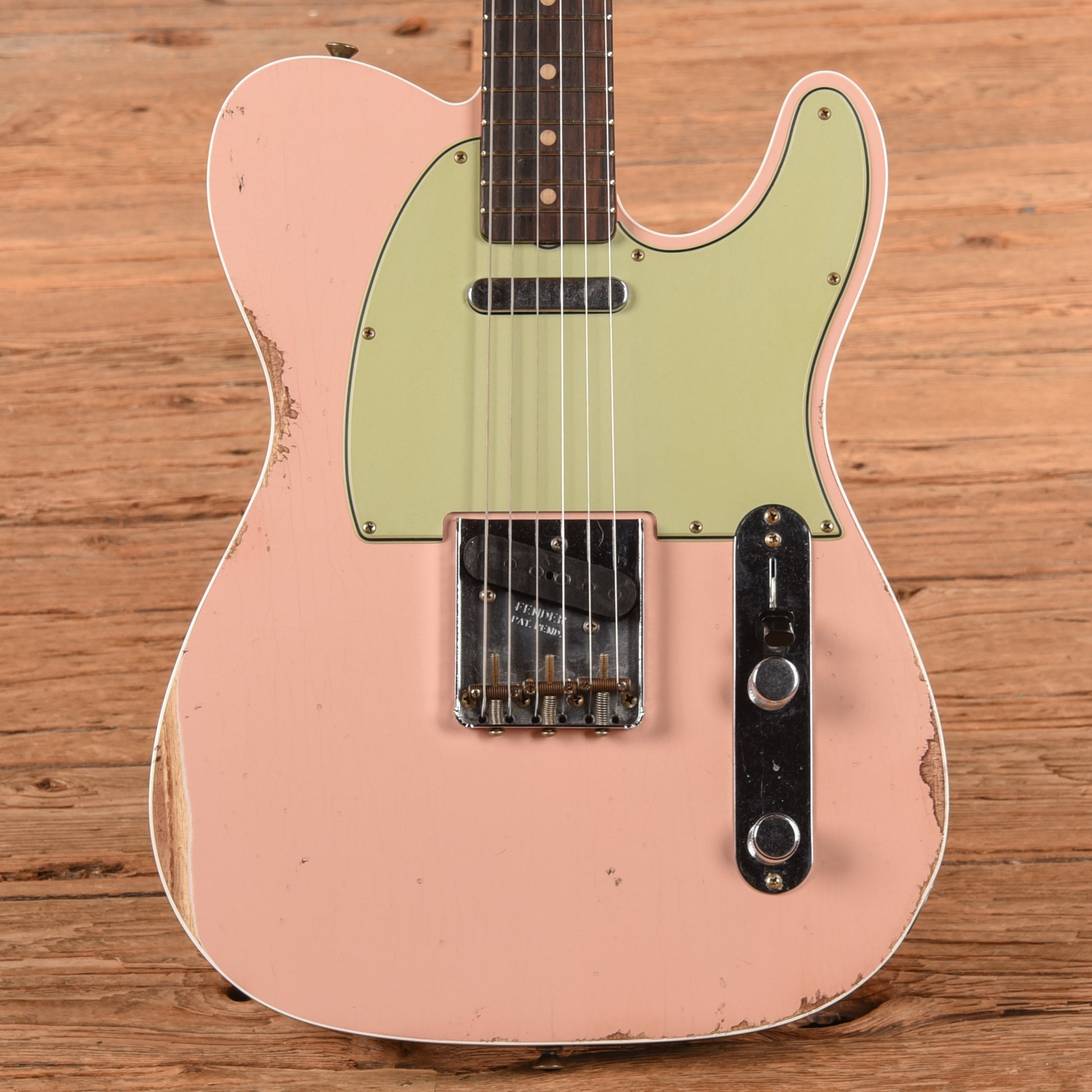 Fender Custom Shop '60 Telecaster Custom Ash Relic Shell Pink 2024 Electric Guitars / Solid Body