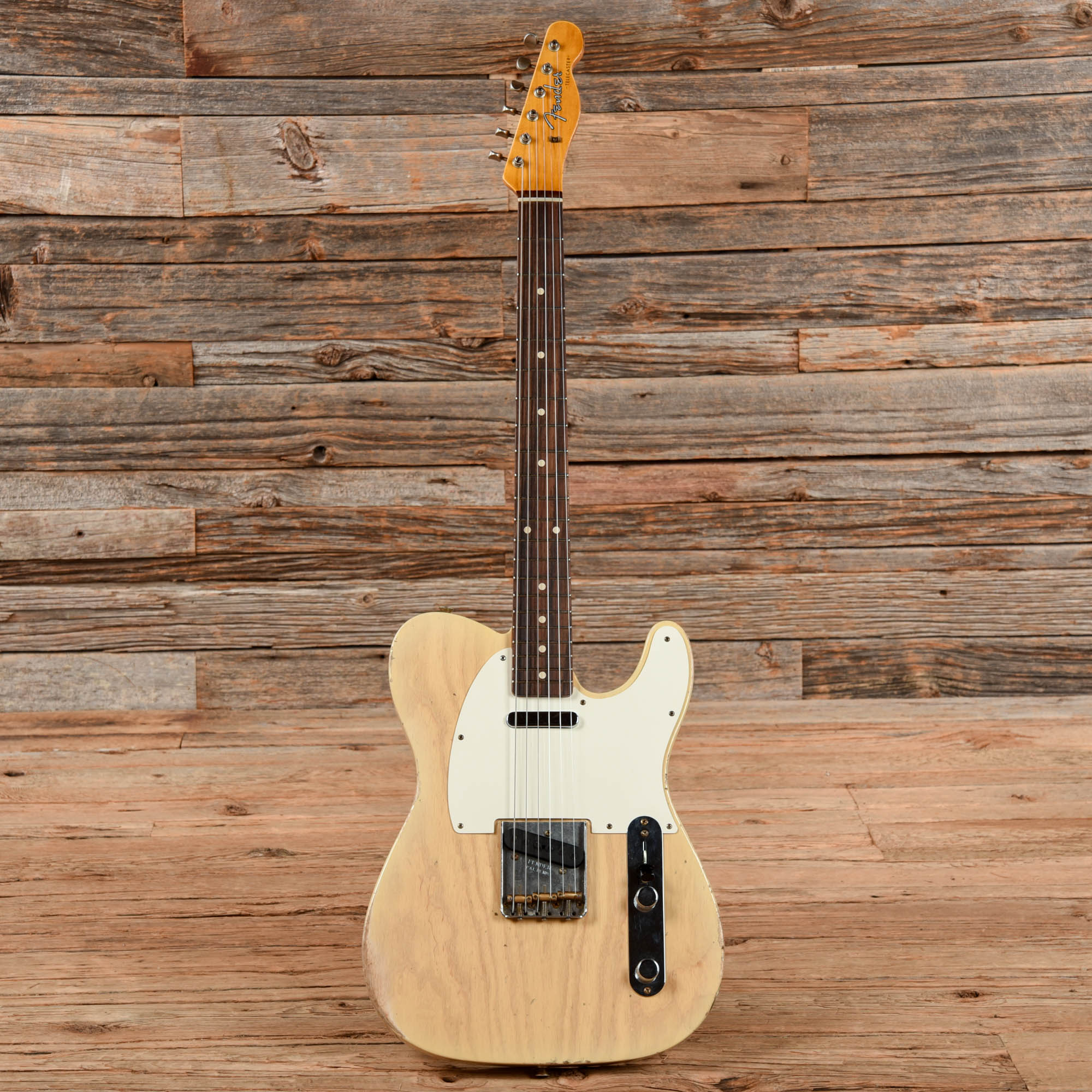 Fender Custom Shop '60 Telecaster Relic Aged White Blonde 2022 Electric Guitars / Solid Body