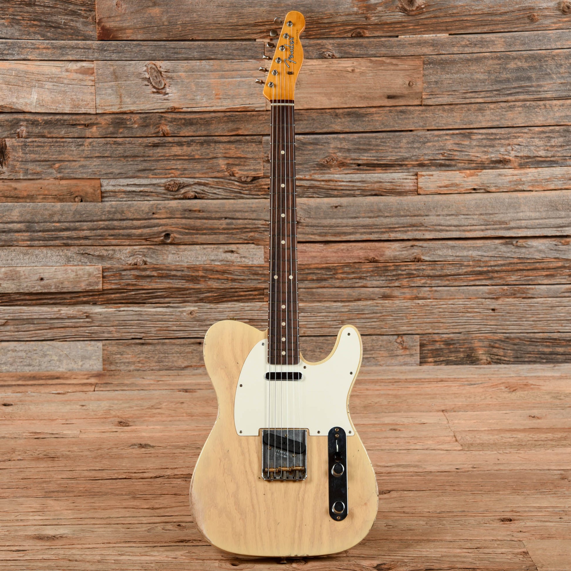 Fender Custom Shop '60 Telecaster Relic Aged White Blonde 2022 Electric Guitars / Solid Body
