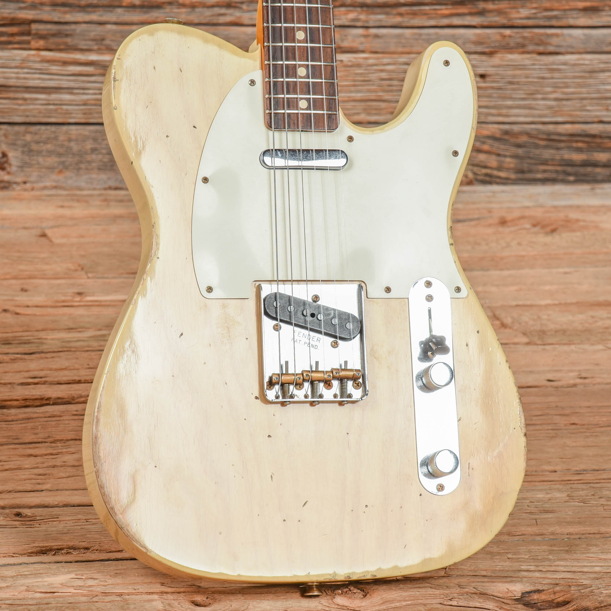 Fender Custom Shop '60 Telecaster Relic Aged White Blonde 2022 Electric Guitars / Solid Body