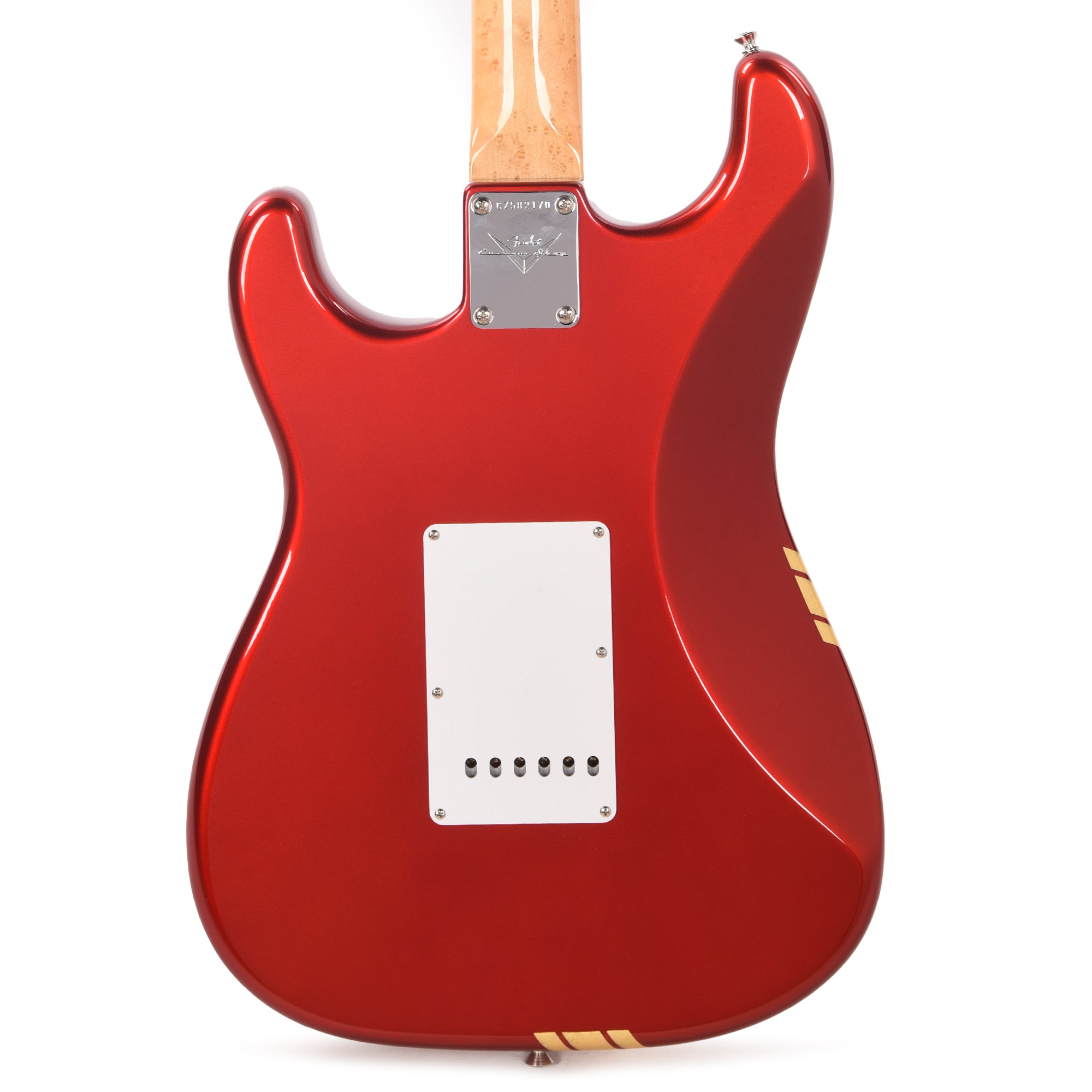 Fender Custom Shop '60s Gold Leaf Competition Stratocaster NOS Candy Apple Red Apprentice Built by Dan Gonzalez Electric Guitars / Solid Body