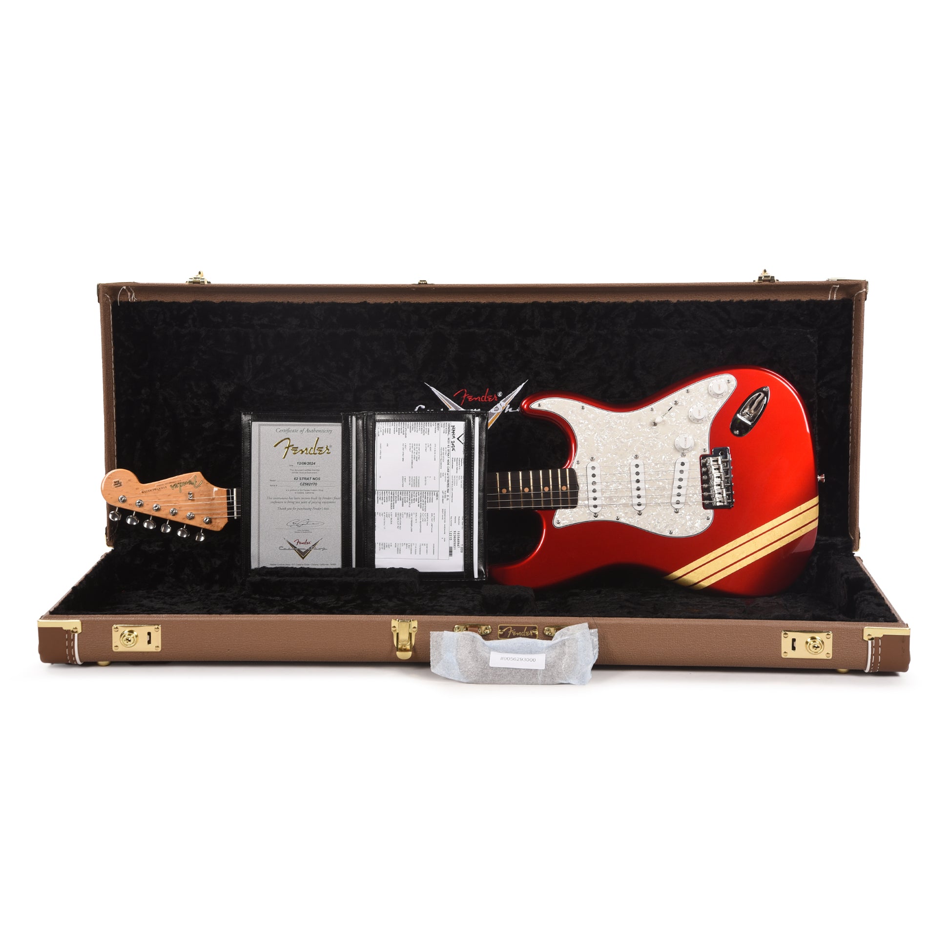 Fender Custom Shop '60s Gold Leaf Competition Stratocaster NOS Candy Apple Red Apprentice Built by Dan Gonzalez Electric Guitars / Solid Body